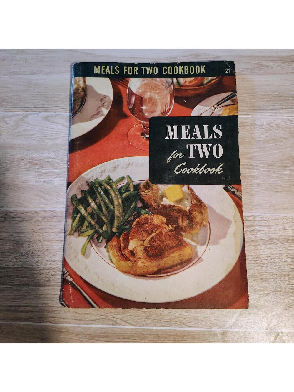 Vintage 1950 Meals for Two Cookbook with Classic Recipes
